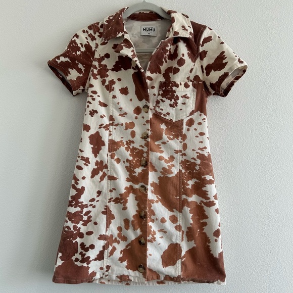 Show Me Your MuMu Colombia Collared Mini Dress - Picture 2 of 8